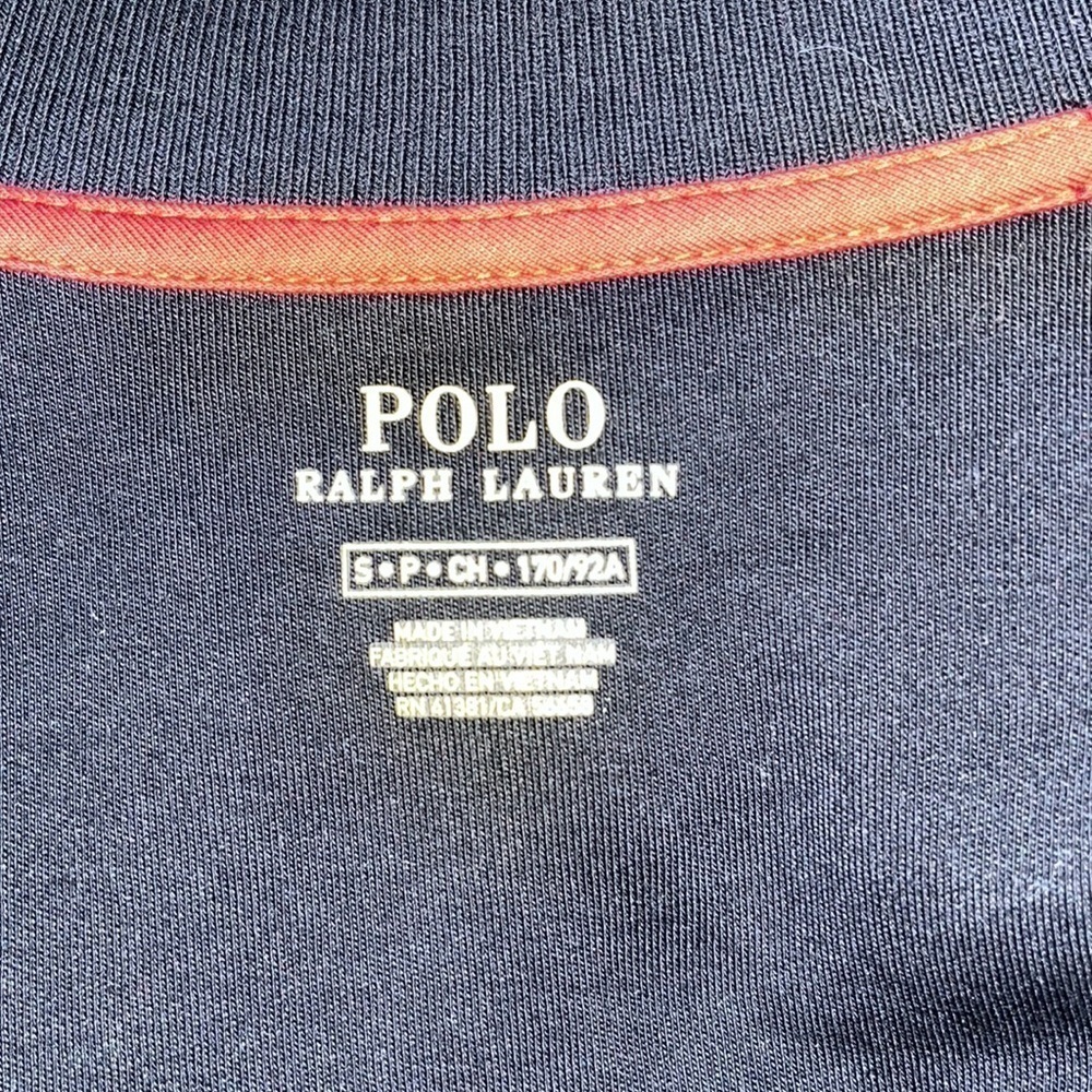 POLO Ralph Lauren. Performance Jacket Grey Black Track Training Jacket Small - Picture 6 of 6